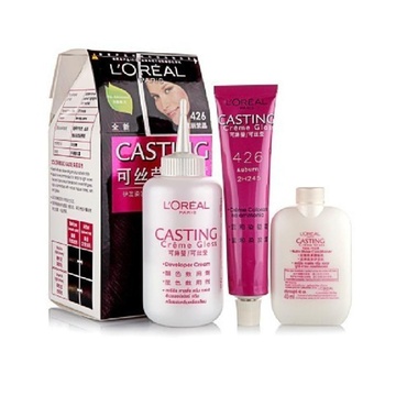 欧莱雅可丝莹温和染发霜(瑰丽紫晶)426#