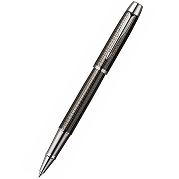 派克(parker)im金属灰格子纹宝珠笔