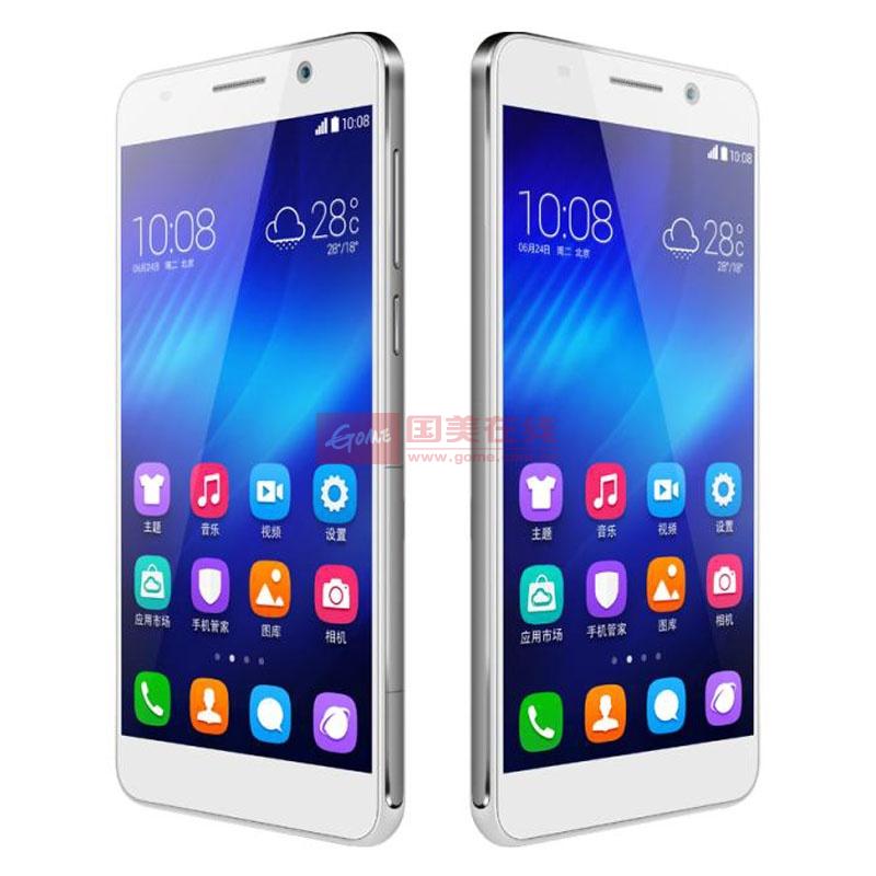 华为(huawei)荣耀6 4g手机(白色)td-lte/td-scdma/gsm
